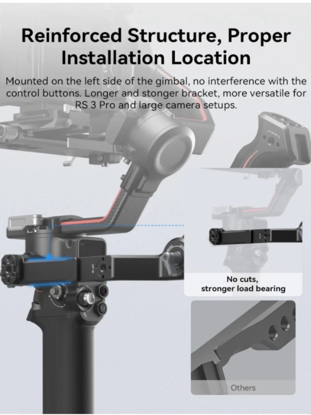 SmallRig Adjustable Sling Handgrip Gimbal Sling Handle for Ergonomic Grip